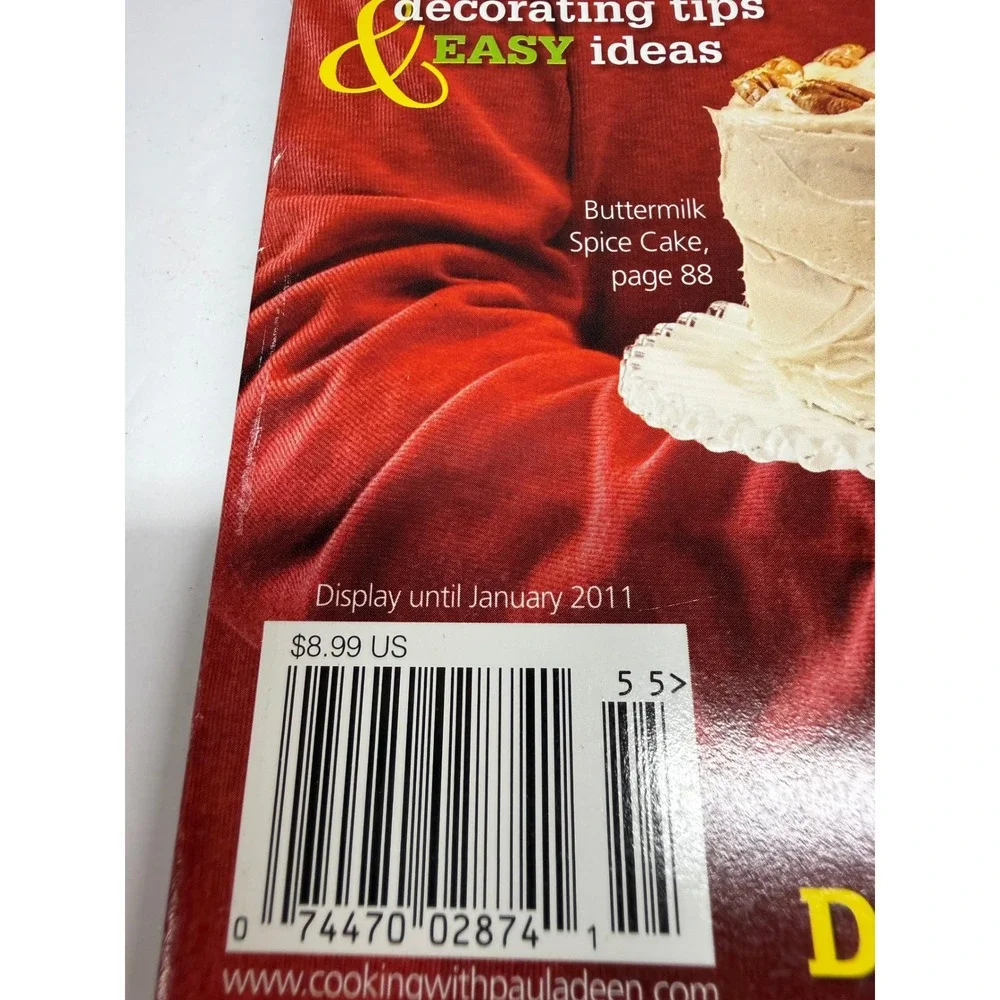 Paula Deen Christmas & Holiday Baking Magazines 2008 2010 Special Collector Lot